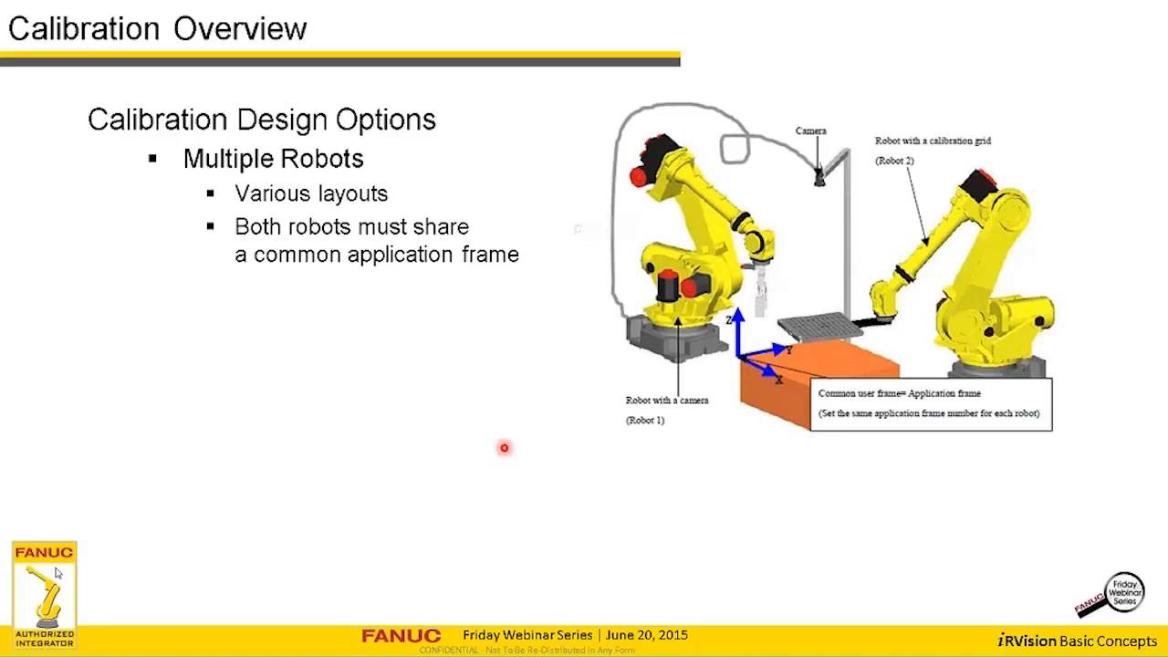 FANUC iRVision - Machine Vision, Camera and Robot Calibration for iRVision Applications