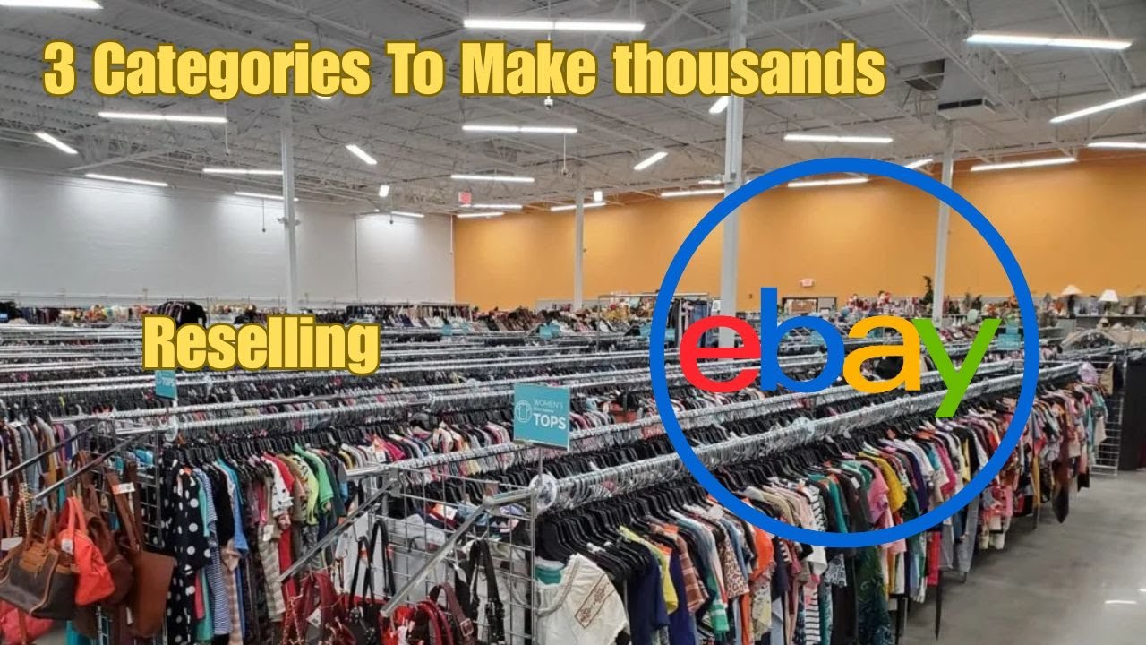 The 3 Categories I Always Resell From Thrift Stores | $2000 Sales Week