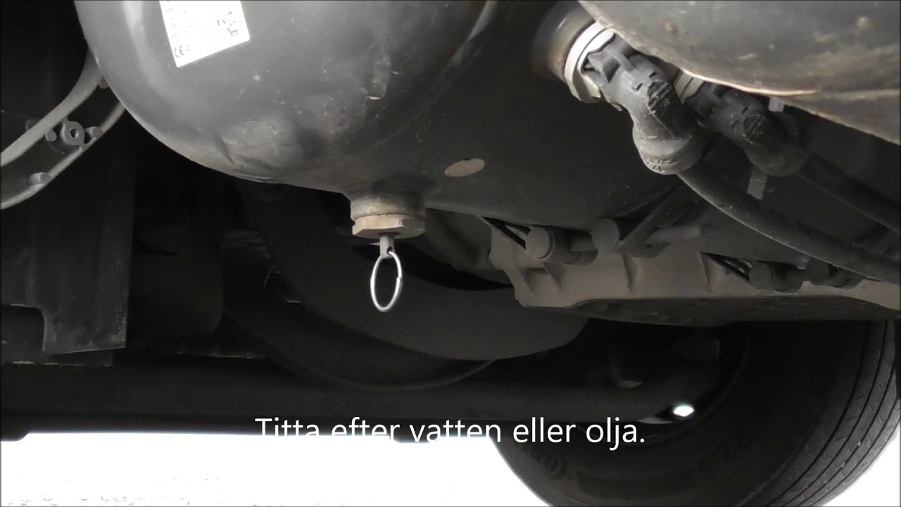 Dränering av bromssystemets lufttankar