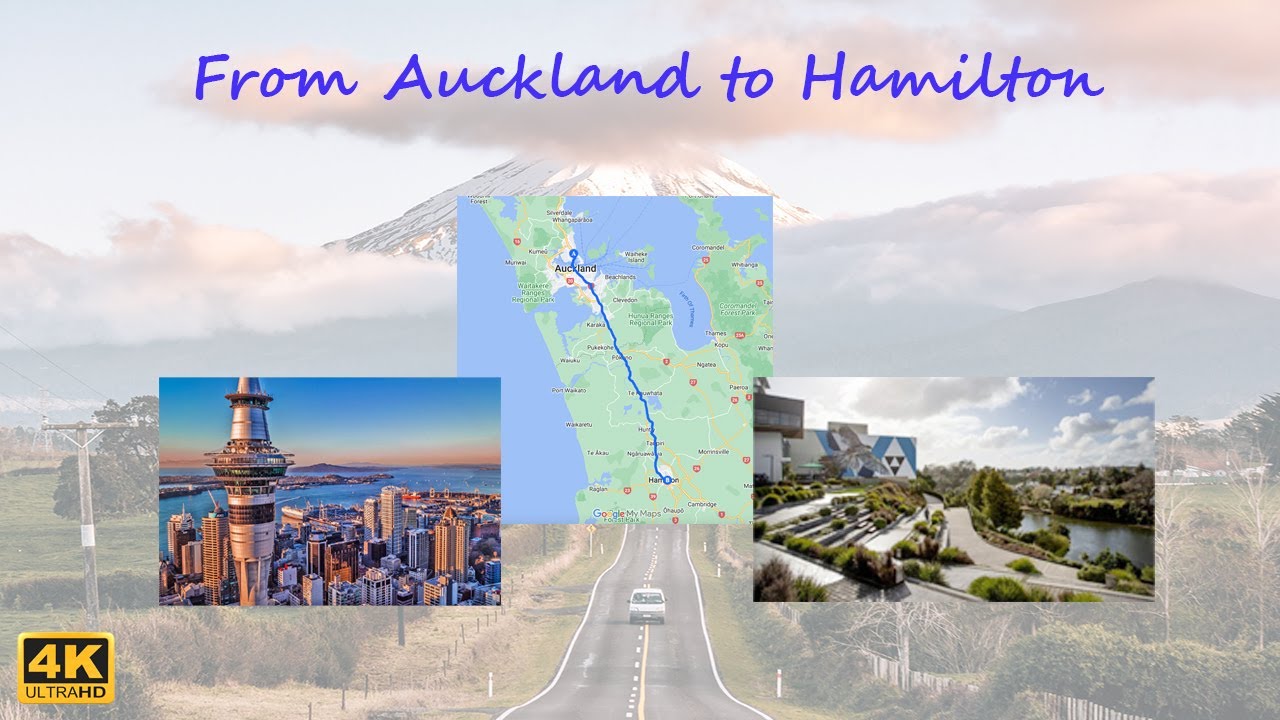 Driving from Auckland to Hamilton (New Zealand)