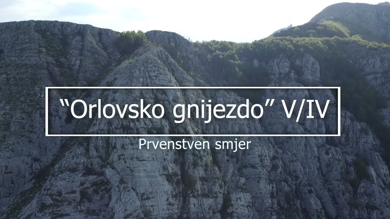 LOVĆEN Liske grede Orlovsko gnijezdo V / IV AK Slobodni penjači Cetinje Maj 2023