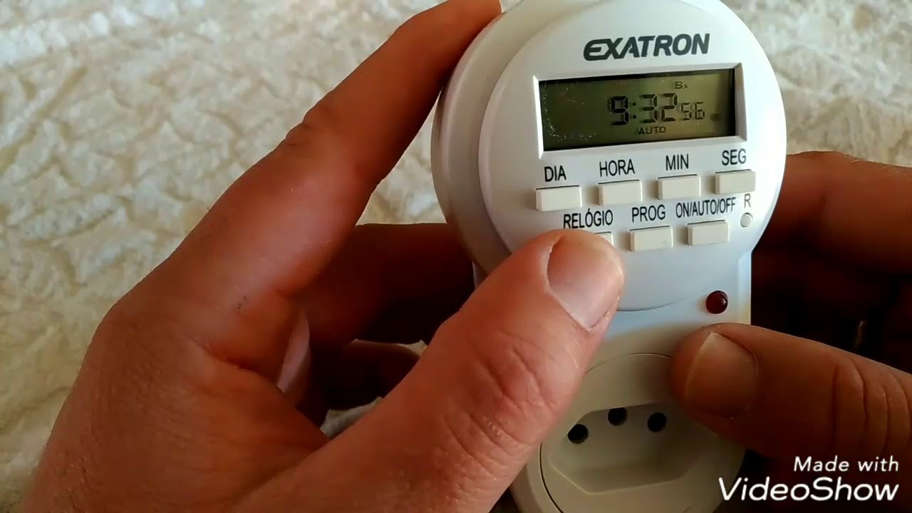 Como programar o Temporizador  (Timer) Digital Bivolt  Exatron