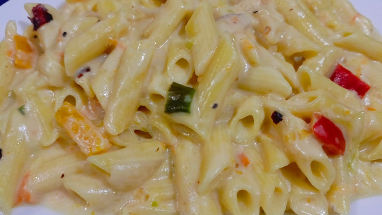 No Butter white sauce pasta recipe।। Easy and healthy। বাটার ছাড়া হোয়াইট সস পাস্তা রেসেপি।