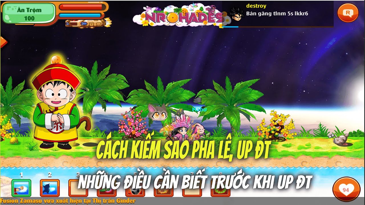 NRO HADES #6: Hướng dẫn kiếm sao pha lê và những điều cần biết trước khi up đệ tử.