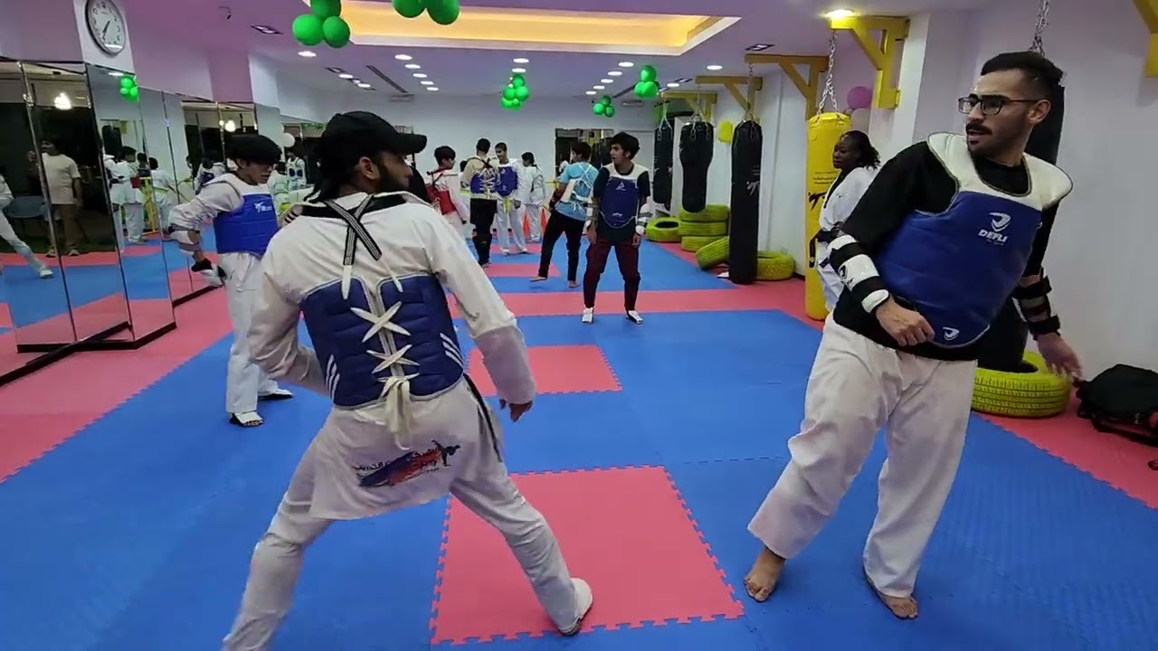 Taekwondo training session (house of Champions 🏆) by Master amazhar abbas langrial 