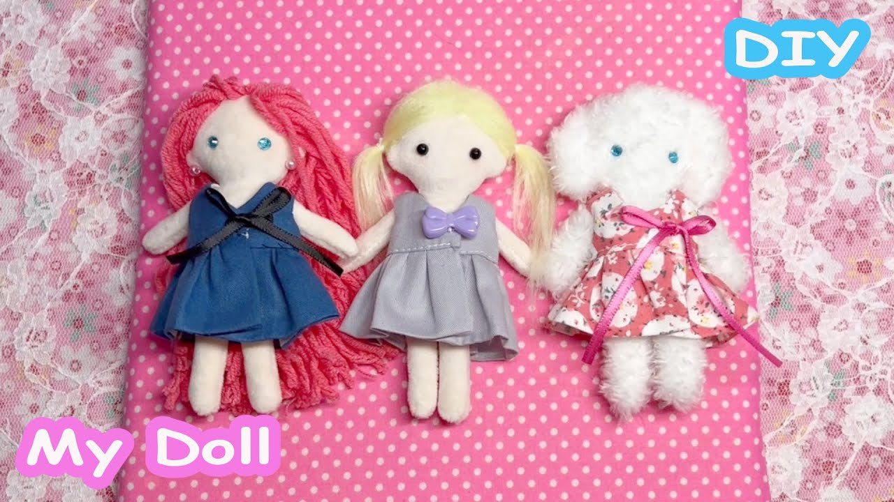 【DIY】 ドールハウスDoll 前開きワンピース My Doll