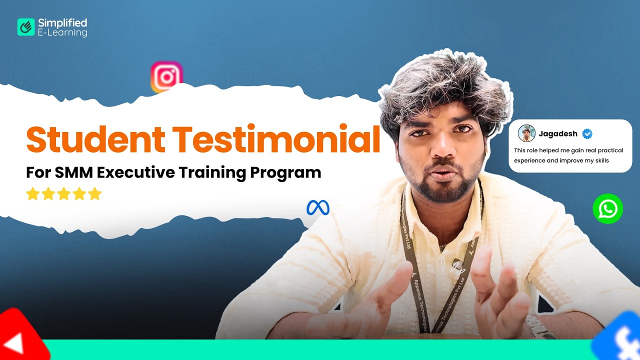 Student Testimonials For SMM Executive Training at Simplified E-Learning