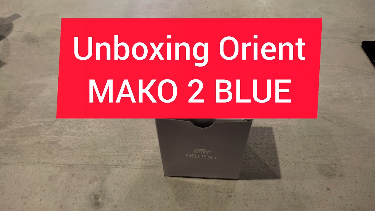 unboxing Orient Mako 2