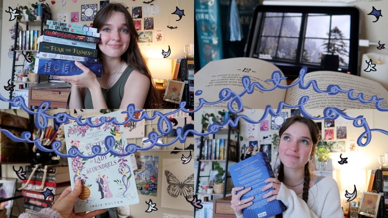 48 HOUR READATHON | i read 9 books in one weekend🔎✨🦋