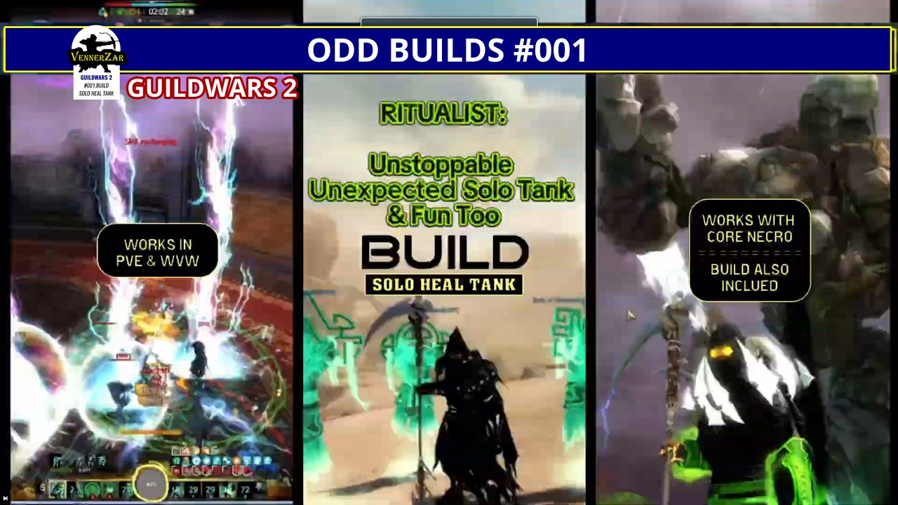 GW2: (BUILD) Ritualist STILL Unstoppable Solo Heal Tank (ODD-001) #gw2 #guildwars2 #mmorpg #gaming