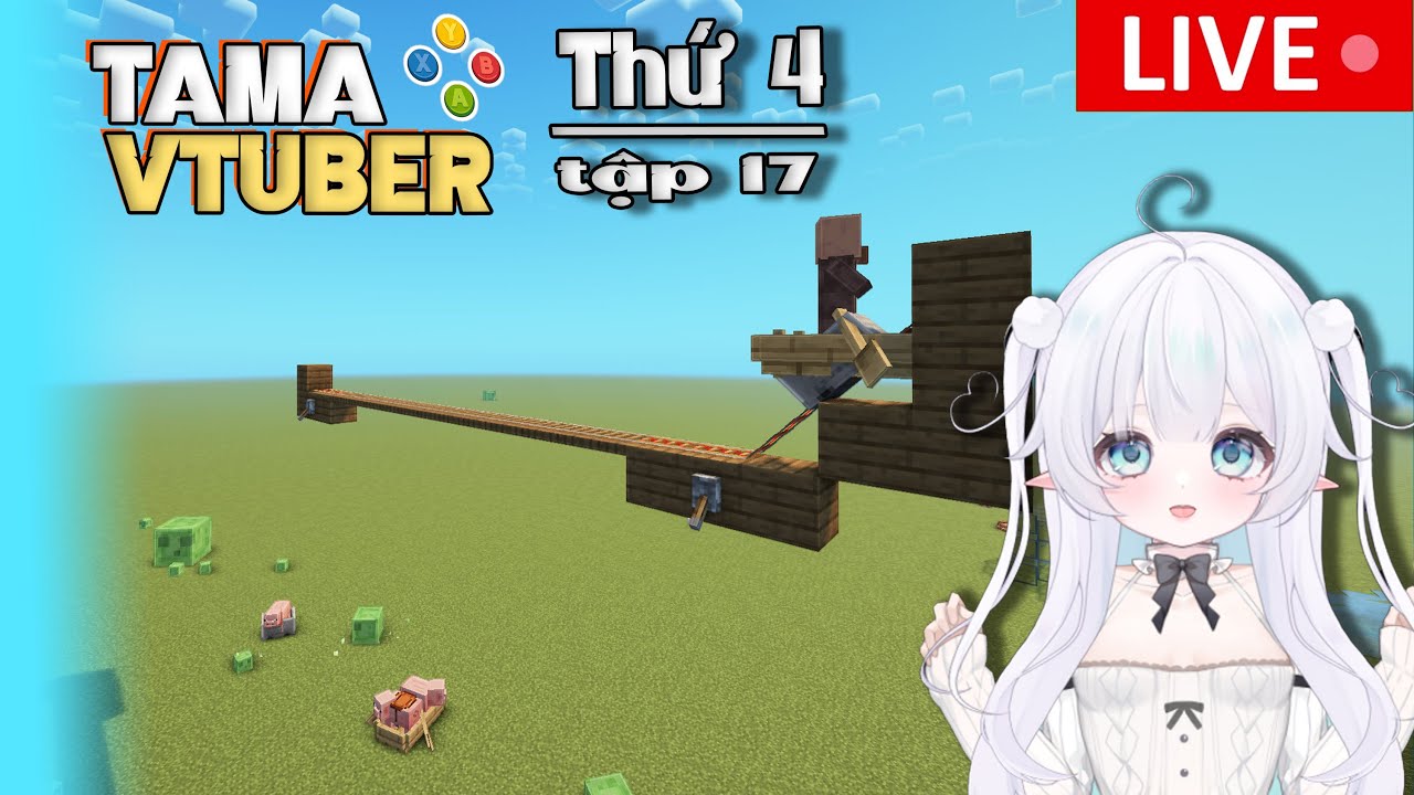 Minecraft #17 Tamavtuber - trạm trung chuyển