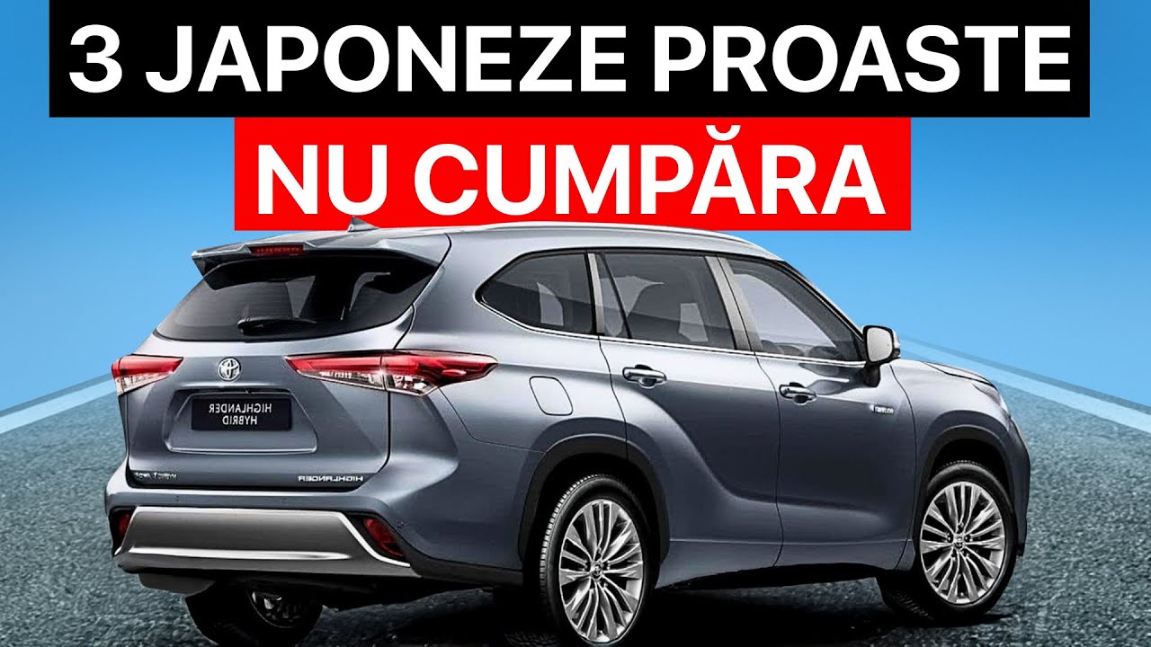 3 Cele Mai Bune și 3 Cele Mai Proaste SUV-uri Japoneze de Cumpărat în 2026!