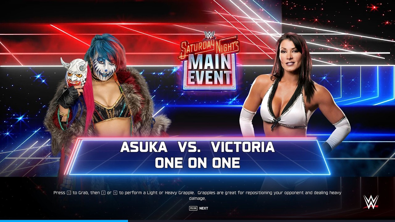 WWE 2K25 - Asuka VS Victoria
