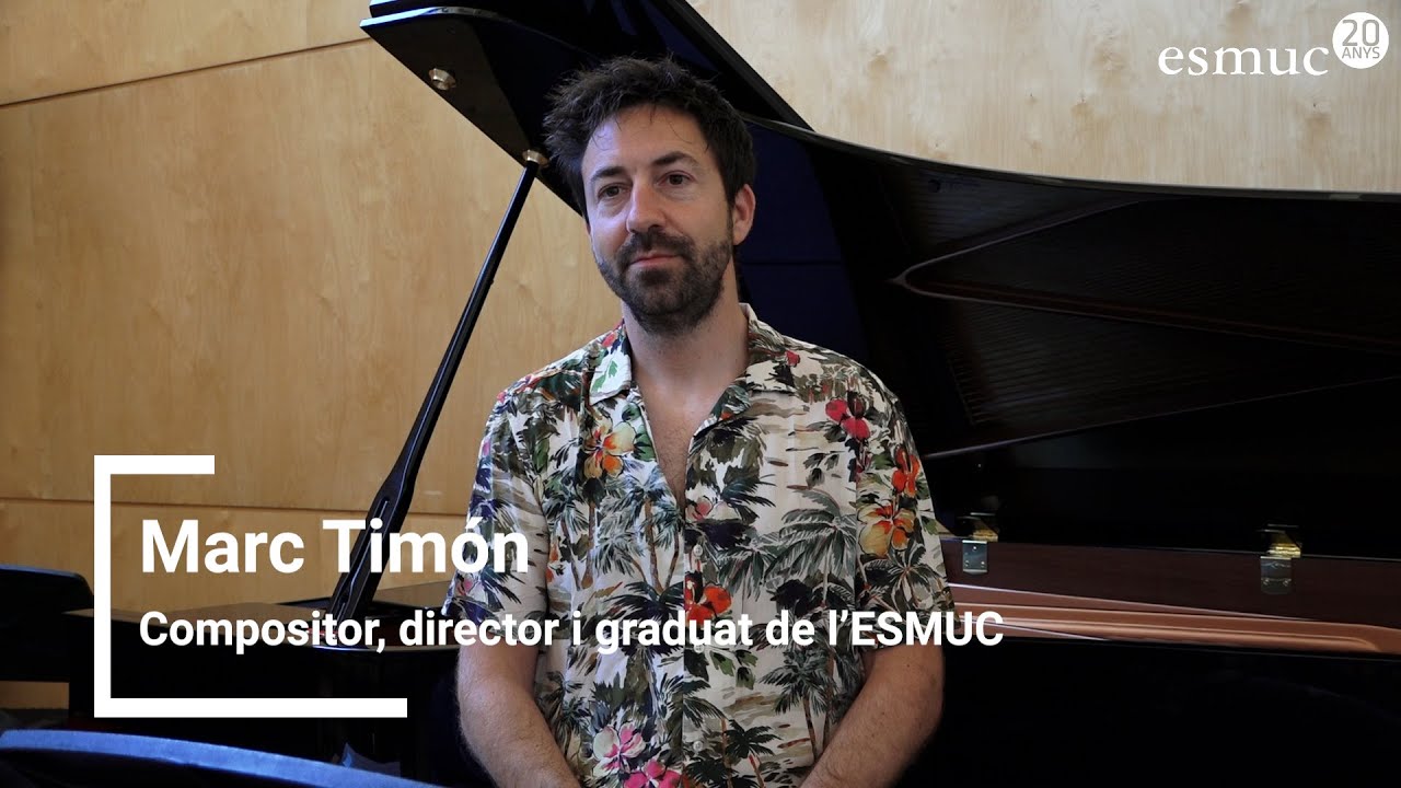 Entrevista a Marc Tim&oacute;n | Graduat de l'ESMUC, compositor i director | ESMUC