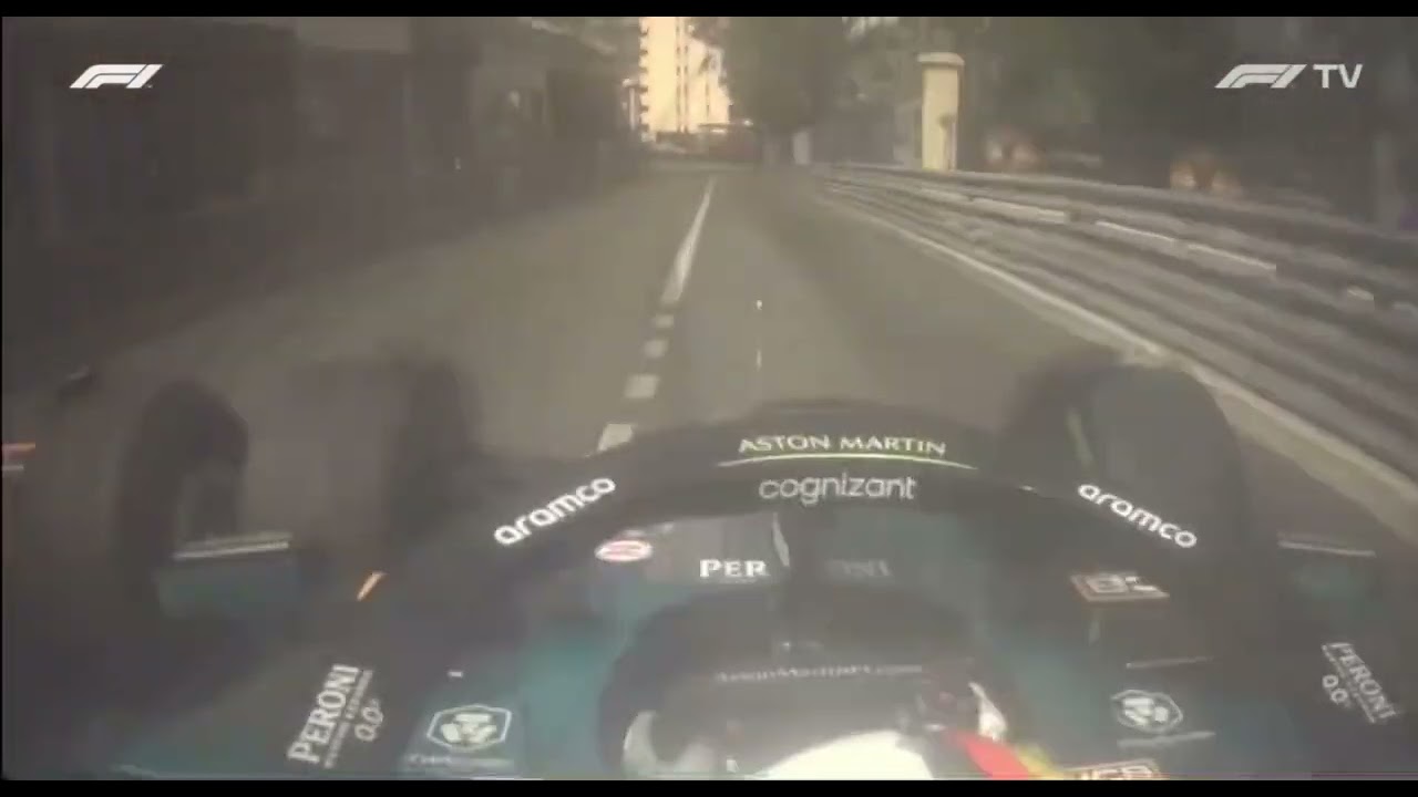 Sebastian Vettel overtaking 3 times | Monaco GP 2022