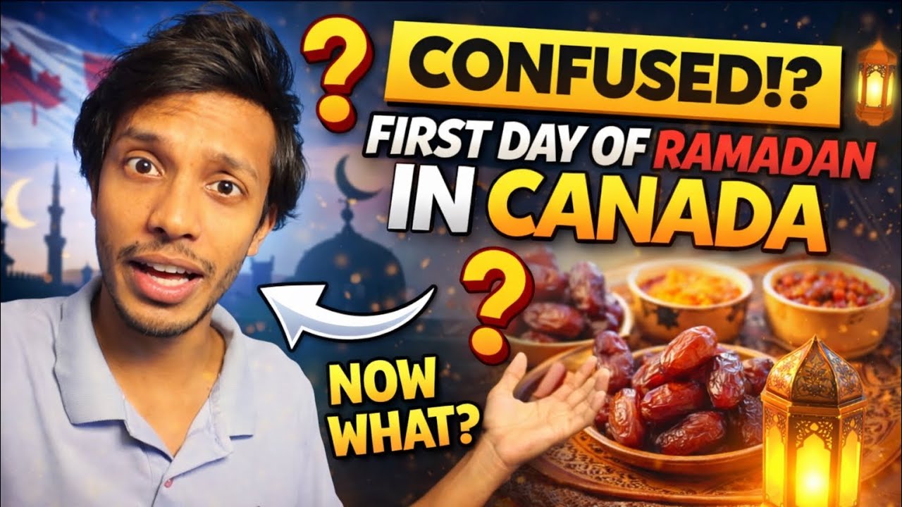 Canada Mein Pehla Roza 😱 | Confused Ho Gaya! Ramadan Experience Abroad