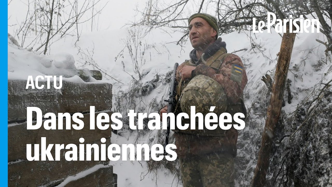 En Ukraine, les soldats bravent le froid des tranch&eacute;es face &agrave; la menace Russe