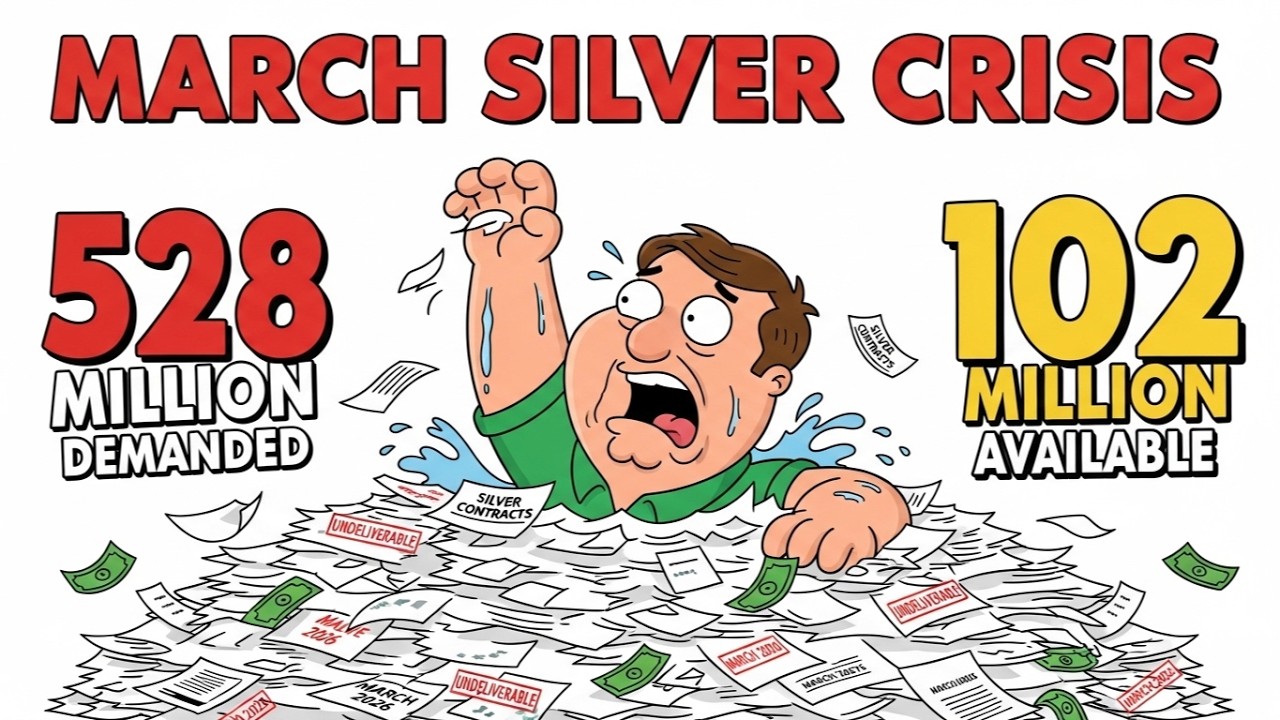 March 2026: 528 Million Ounces Demanded. 102 Million Available. The Math Gets Ugly Fast