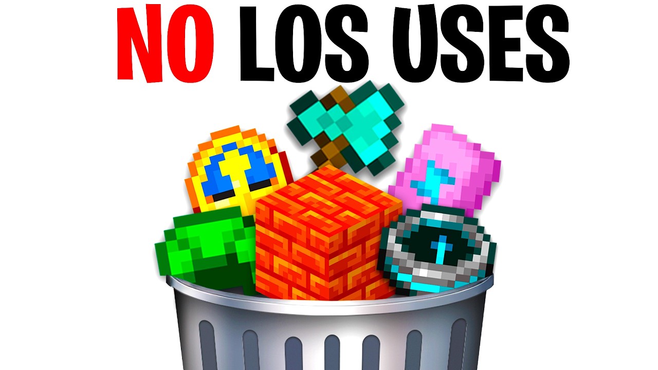 20 COSAS que NADIE DEBERÍA USAR en Minecraft