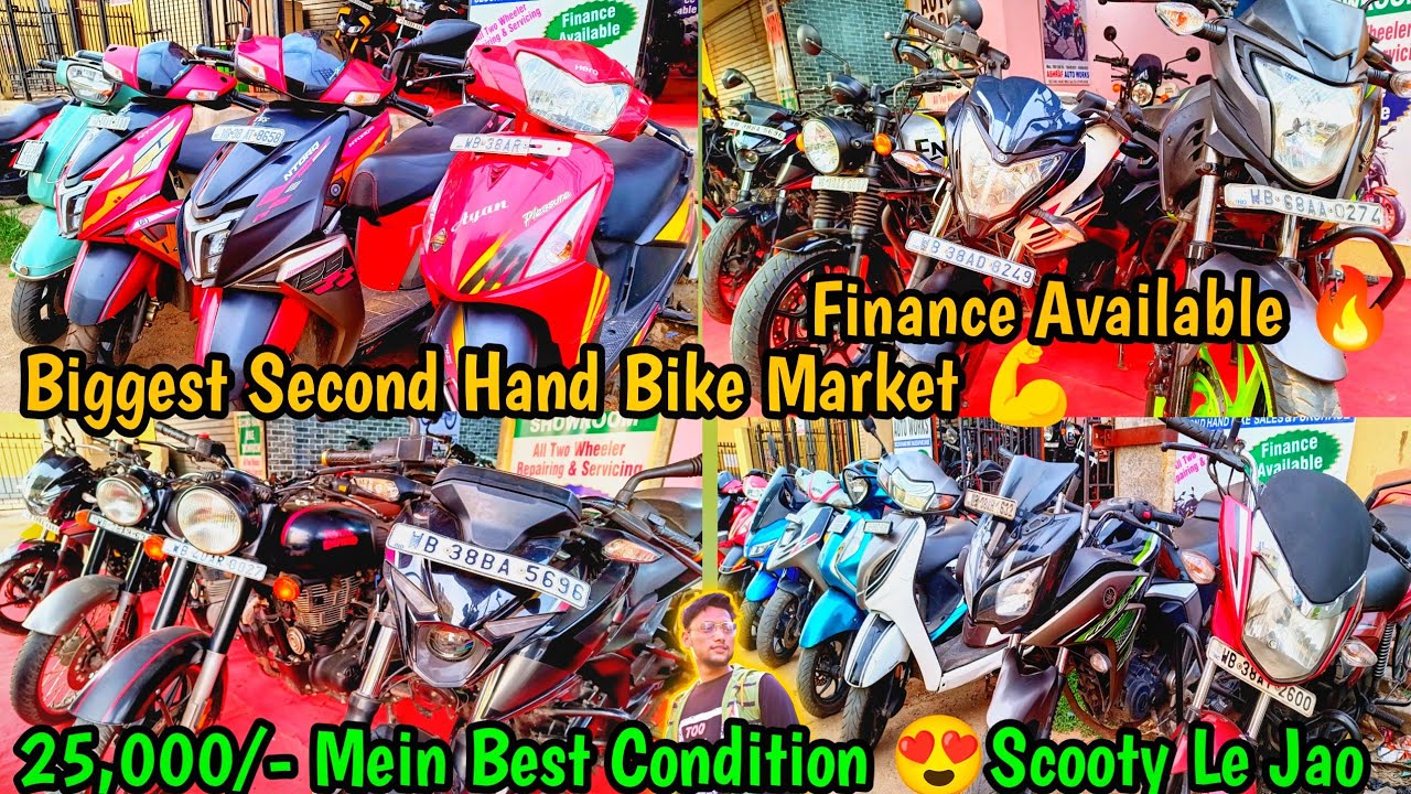25,000/- Mein Scooty Le Jao 😍❤️‍🔥| Best Second Hand Bike Market Asansol shraf Auto Works #usedbike