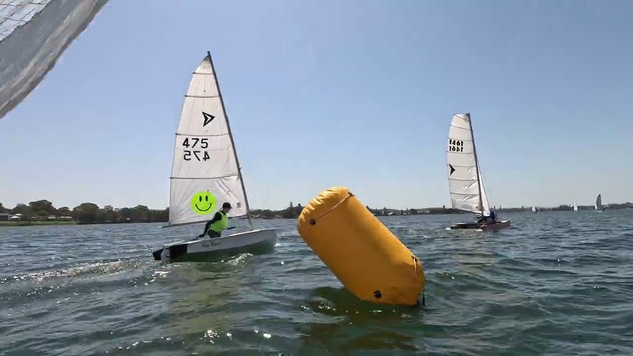 Speers Point & Teralba Amateur Sailing Clubs Combine fleet start. Club Championship race 5.