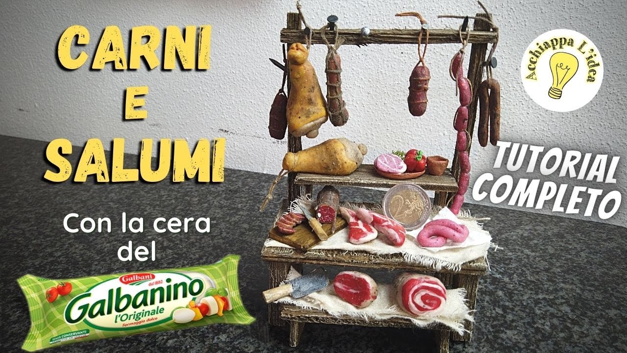 Banco carne e salume 🍗 Tutorial presepe fai da te