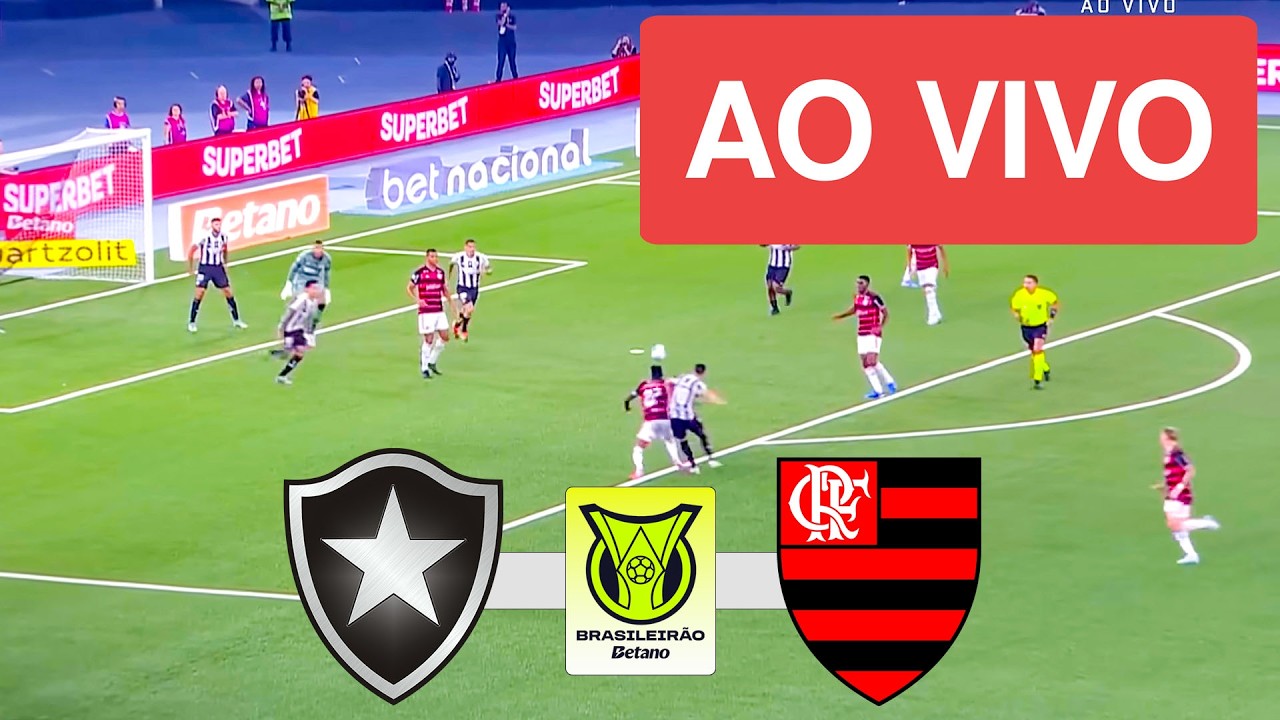 BOTAFOGO X FLAMENGO AO VIVO COM IMAGEM - CAMPEONATO BRASILEIRO 2026 - ASSISTA AGORA!