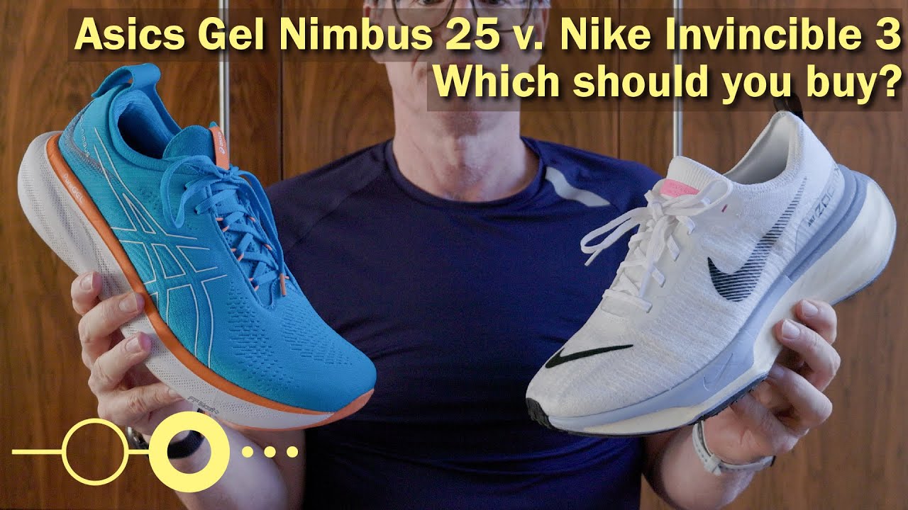 Asics Gel Nimbus 25 v Nike Invincible 3: Which one should you buy?