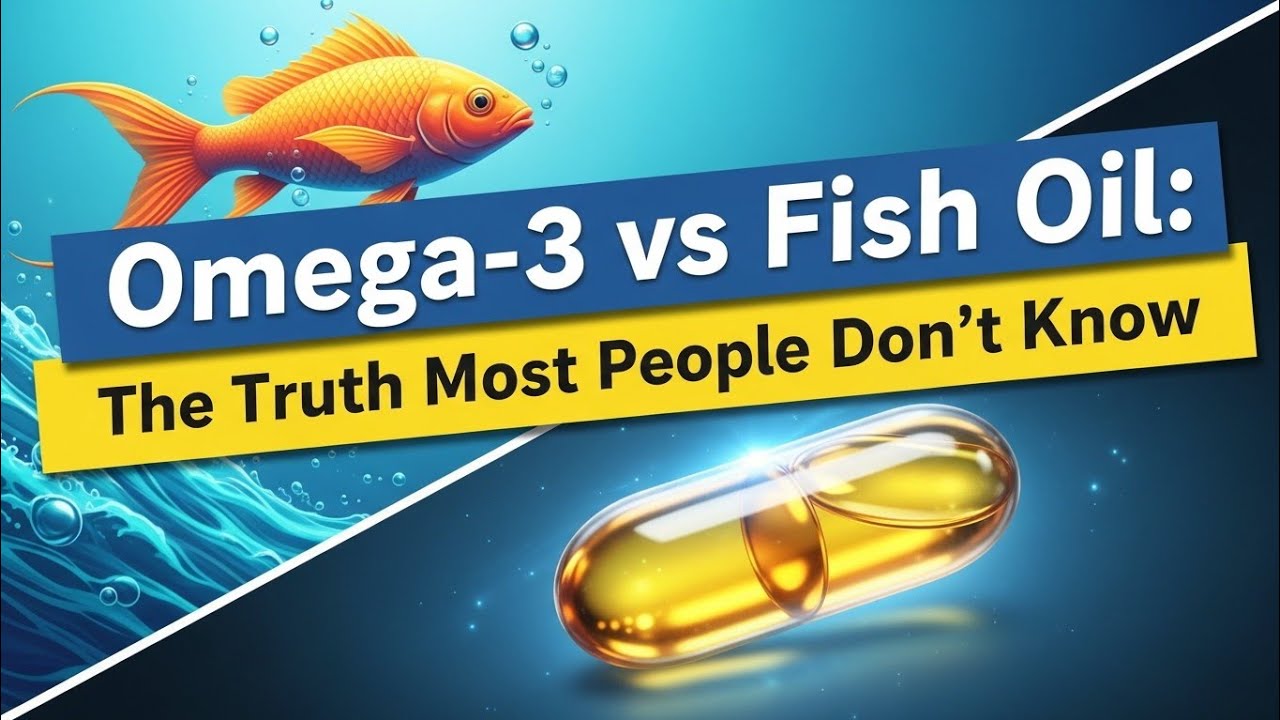 Omega-3 vs Fish Oil: The Truth Most People Don&rsquo;t Know#Omega3#FishOil#Health