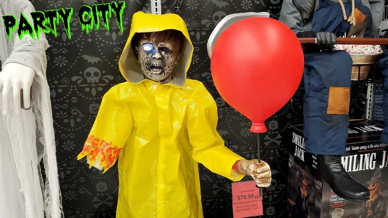 PARTY CITY ANIMATRONICS HALLOWEEN COSTUMES WALKTHROUGH 2020