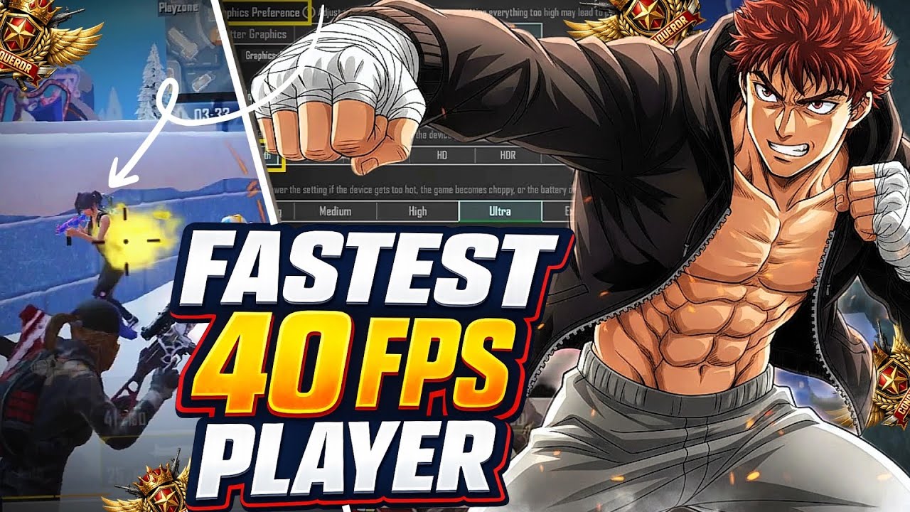 India's Best 40 FPS Player🇮🇳? 40 FPS GOD☠️~ BGMI/PUBG-MOBILE