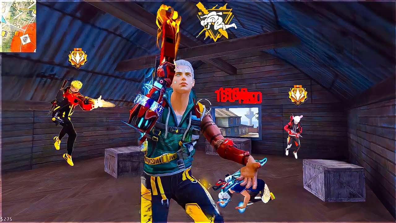 22 KILLS 💪 PARAFAL+MP5🔥99% Headshot Rate ⚡| Solo Vs Squad Full Gameplay 🎮 FreeFire