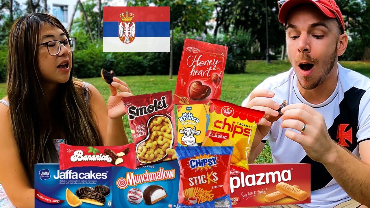 Canadians first time trying SERBIAN SNACKS 🇷🇸