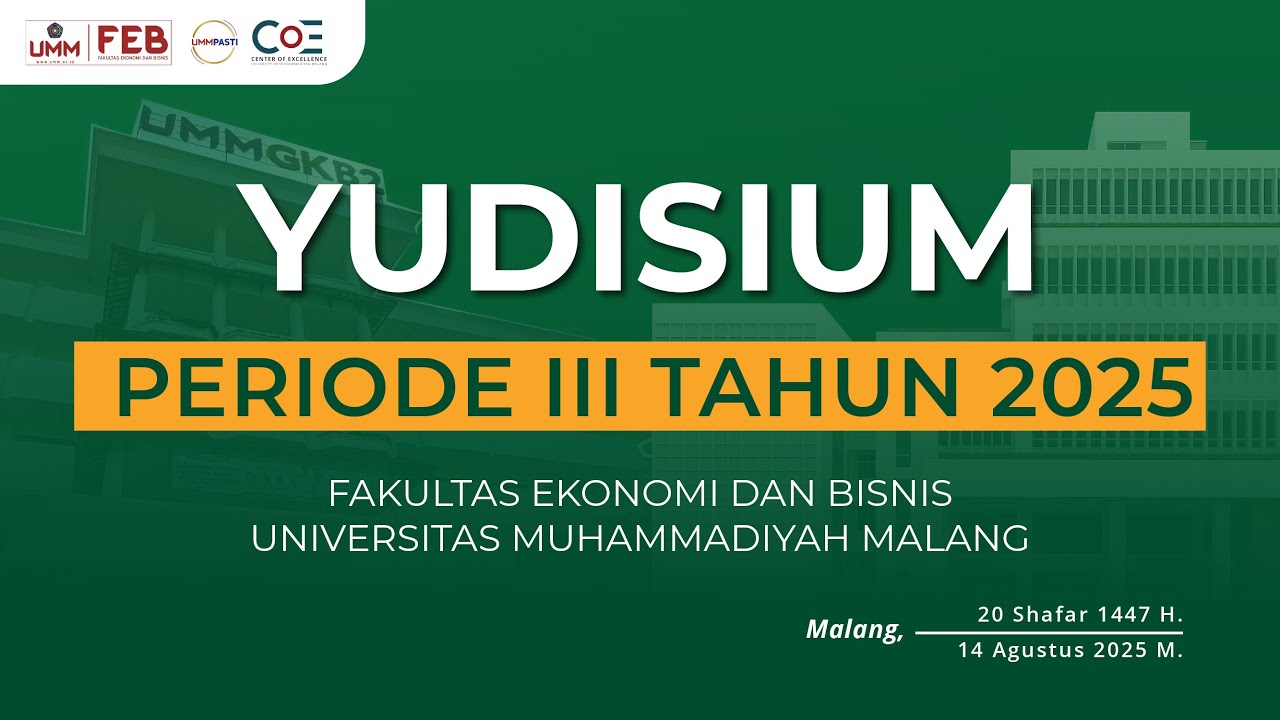 Yudisium Periode III 2025 FEB UMM