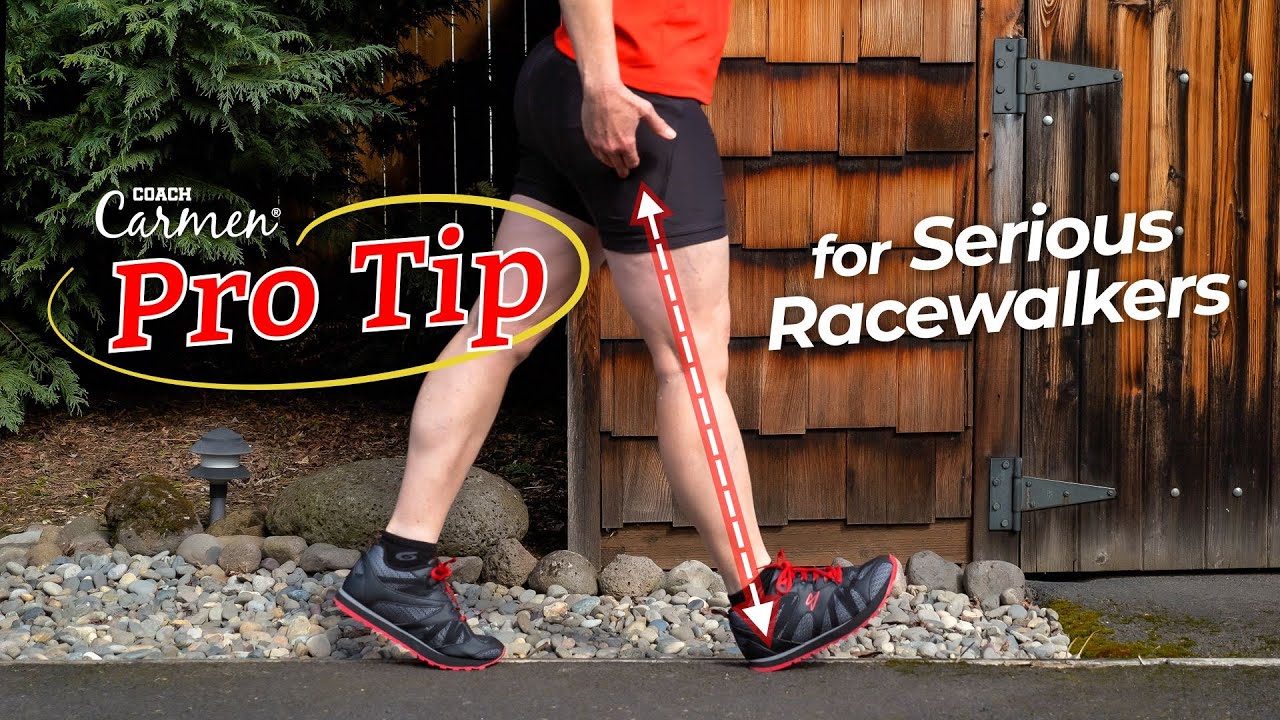 Improve Your RACEWALKING FORM Now - Simple Practice Drill from Coach Carmen