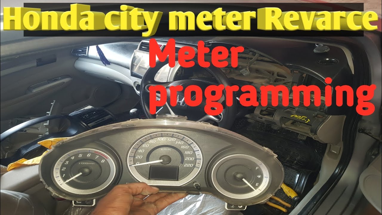Honda city GM Meter Reading Change Or Meter Revarce .Honda meter hack and change  reading with iprog