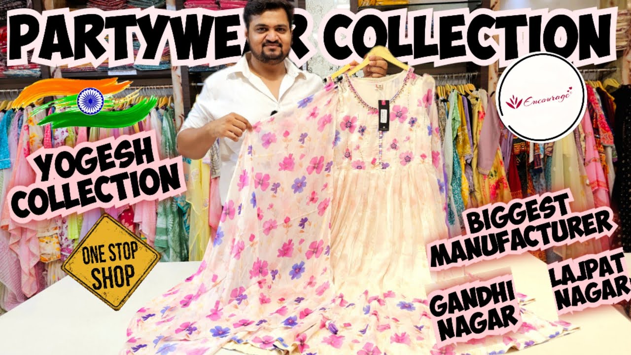 Biggest Partywear Collection in INDIA @Yogesh Collection Official #fashion #wholesalemarket #gandhinagar