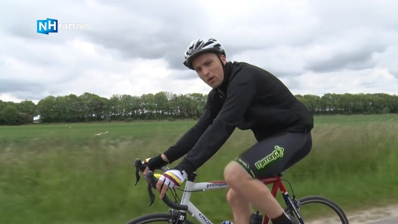 Sportverslaggever Thomas Brood fietst ongetraind Ronde van Noord-Holland