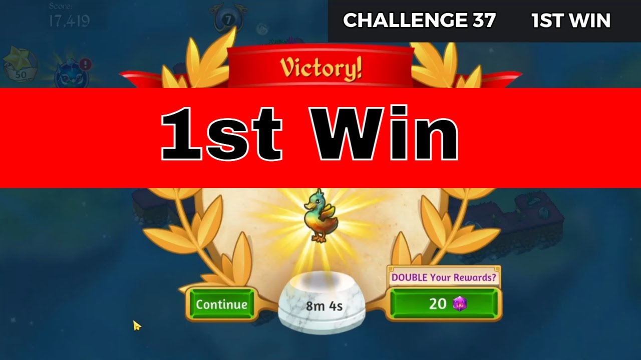Merge Dragons |  Challenge 37   |  First Win | With Commentary