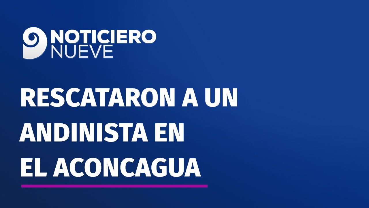 Así rescataron en helicóptero a un andinista a más de 6.000 metros de altura en el Aconcagua