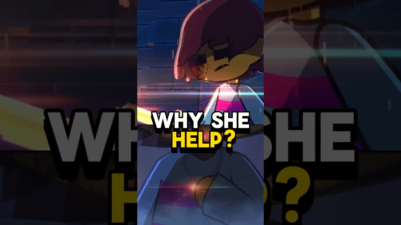 Why Did Frisk HELP In Indie Cross? #indiecross #undertale #frisk #friskthehuman #chara #tobyfox