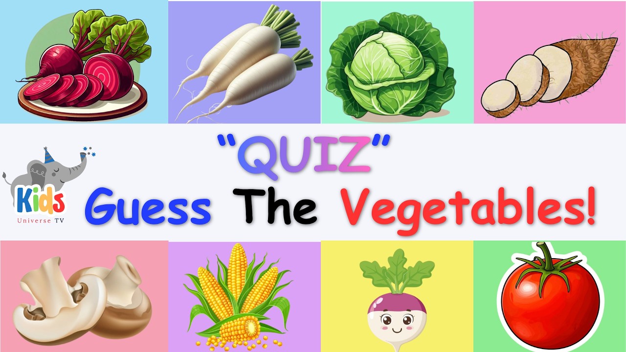 Guess The Vegetables Name | learn vegetables Name | Vegetables / Kids Universe TV