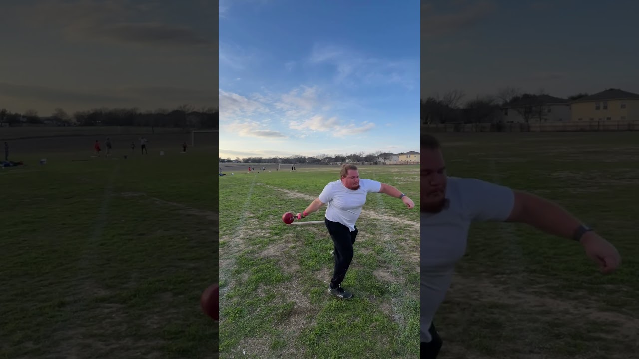 Highland Games heavy weight for distance practice #highlandgames #heavyathelte