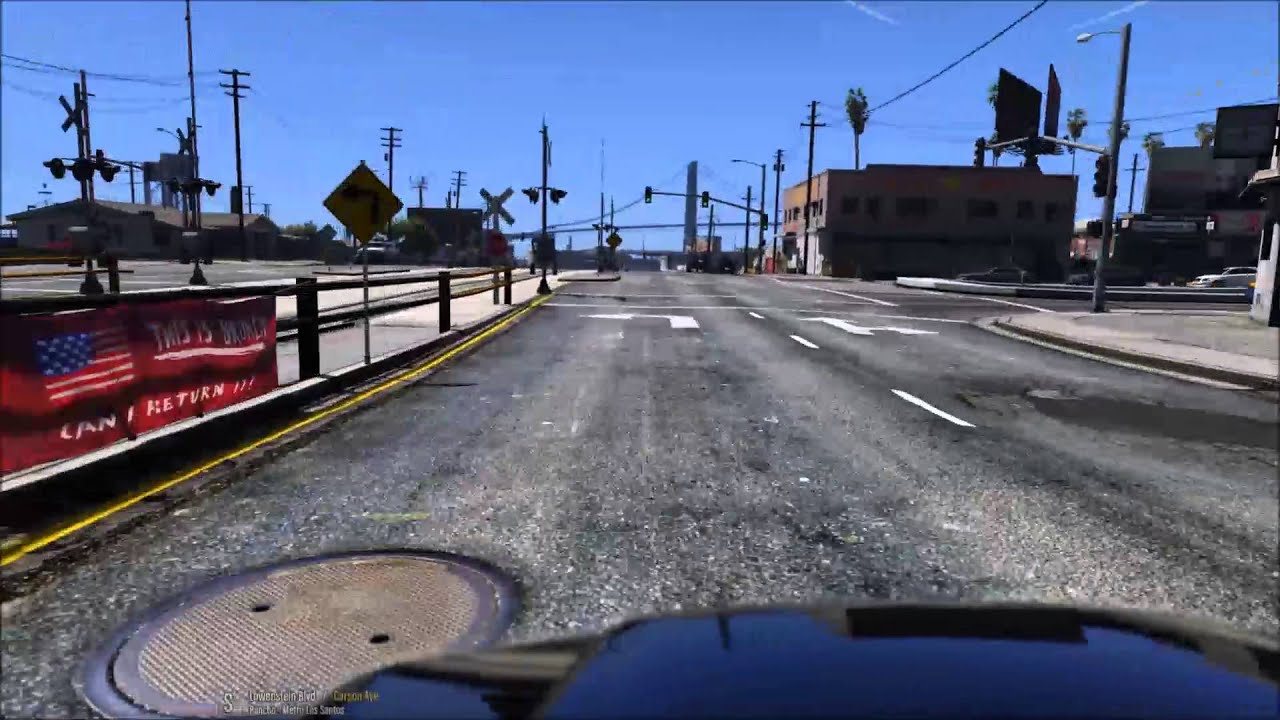 GTA V | LAPD Responding Code 3 to a 459 (FSS Siren v2.0 WAIL/YELP)