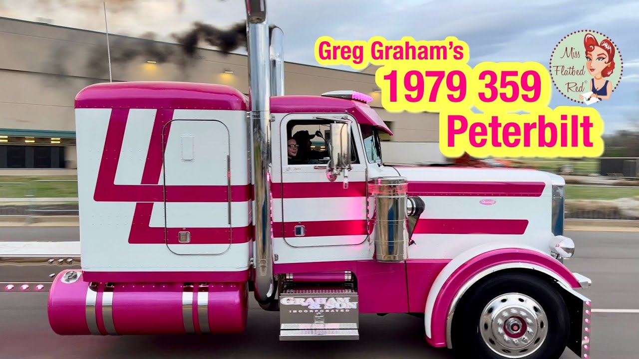 Похвастайтесь! Тур Грега Грэма на грузовике Peterbilt 359 1979 года