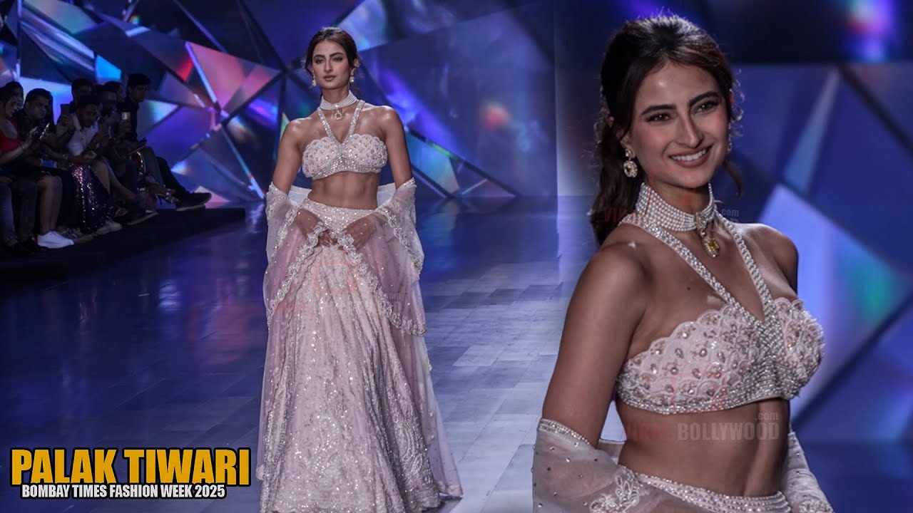 Palak Tiwari's Stunning Appearance Walk at Bombay Times Fashion Week 2025