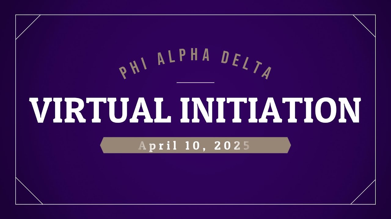 Spring 2025 Fraternity-Wide Virtual Initiation & Recommitment Ceremony
