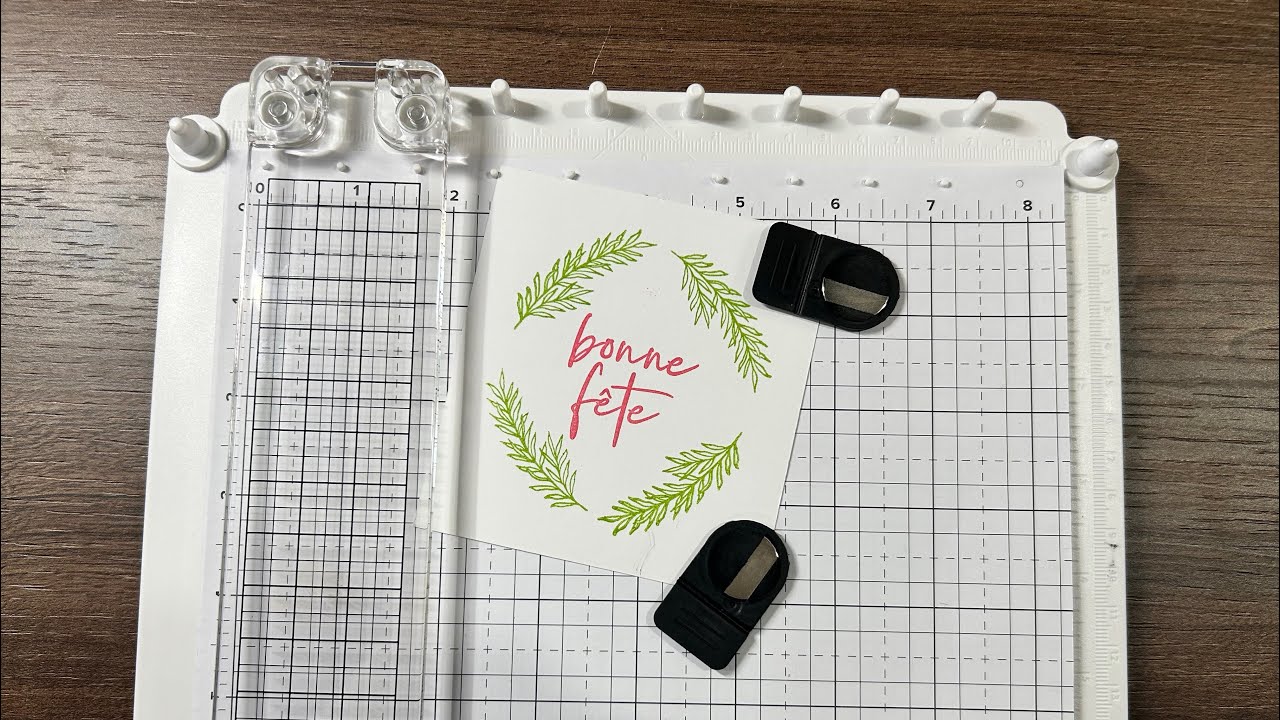 Présentation du nouveau positionneur d'estampes de Stampin' Up!
