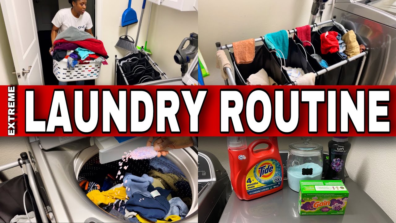 EXTREME LAUNDRY MOTIVATION Compilation | Laundry Routines #laundrymotivation #cleanwithme #routines