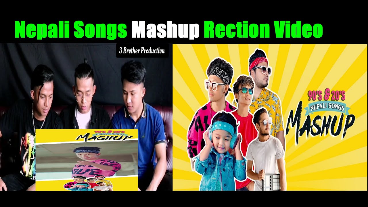 Chewang X Sanjal X Sanjeet - Nepali Songs Mashup Reaction Video || 3 Brother Production ||